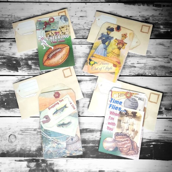 Gift Tag Friendship Magnetic Booklet with Envelope & Ribbon - Set of 4 #3 - Picture 4 of 9